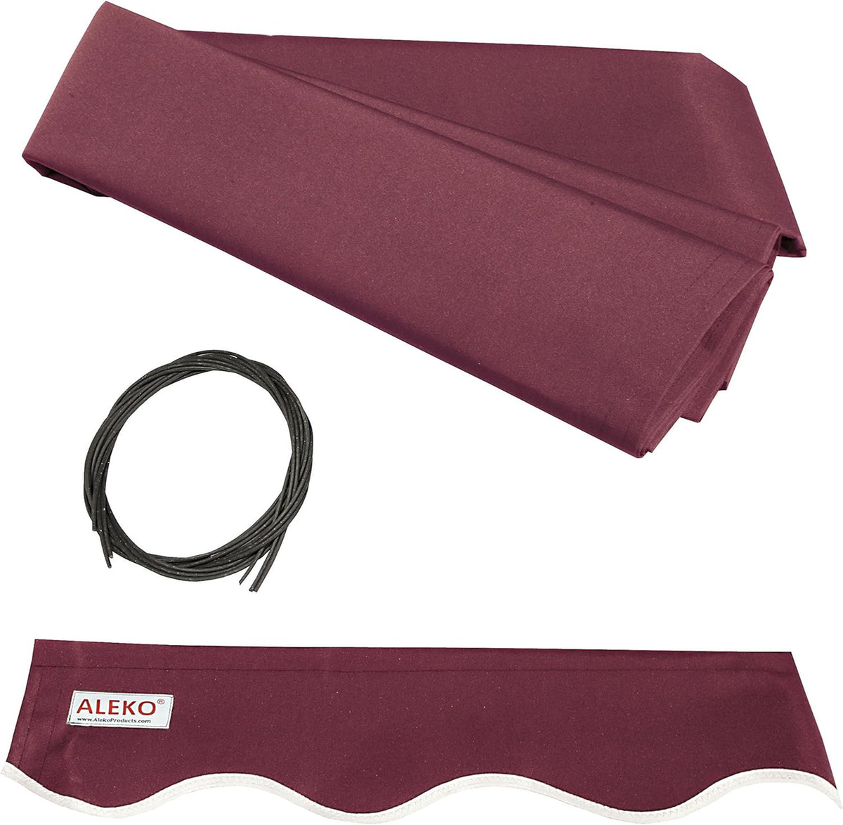 Fabric 10X8 Replacement for Retractable Awning, Sand Pack of 2 L316