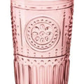 Set Of 4 16 Oz Colored Crystal Glasses Q4958