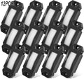 White 16PCS LED Rock Lights Under Glow Waterproof D402