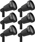 Black 6 Pack Low Voltage Cast Aluminum Spotlight Z12647