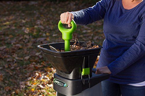 15-Amp Garden Corded Electric Chipper with Collection Bin Q474