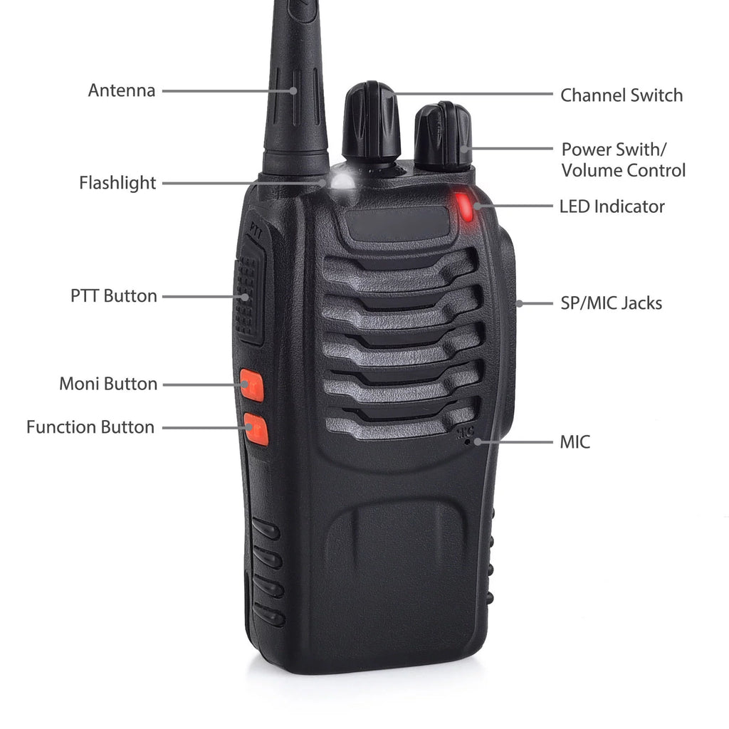 16CH UHF Two Way Radio Walkie Talkie S85915