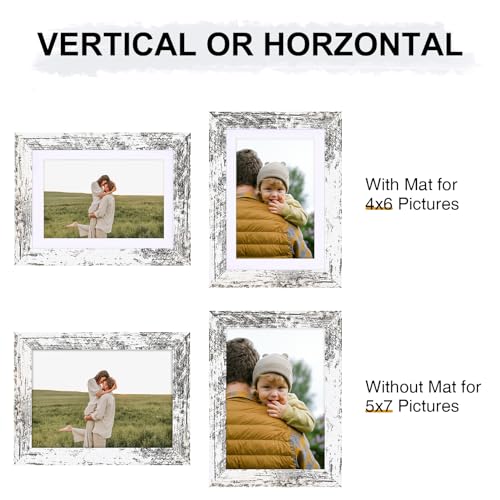 Black 5x7 Picture Frames Set of 9 A77454
