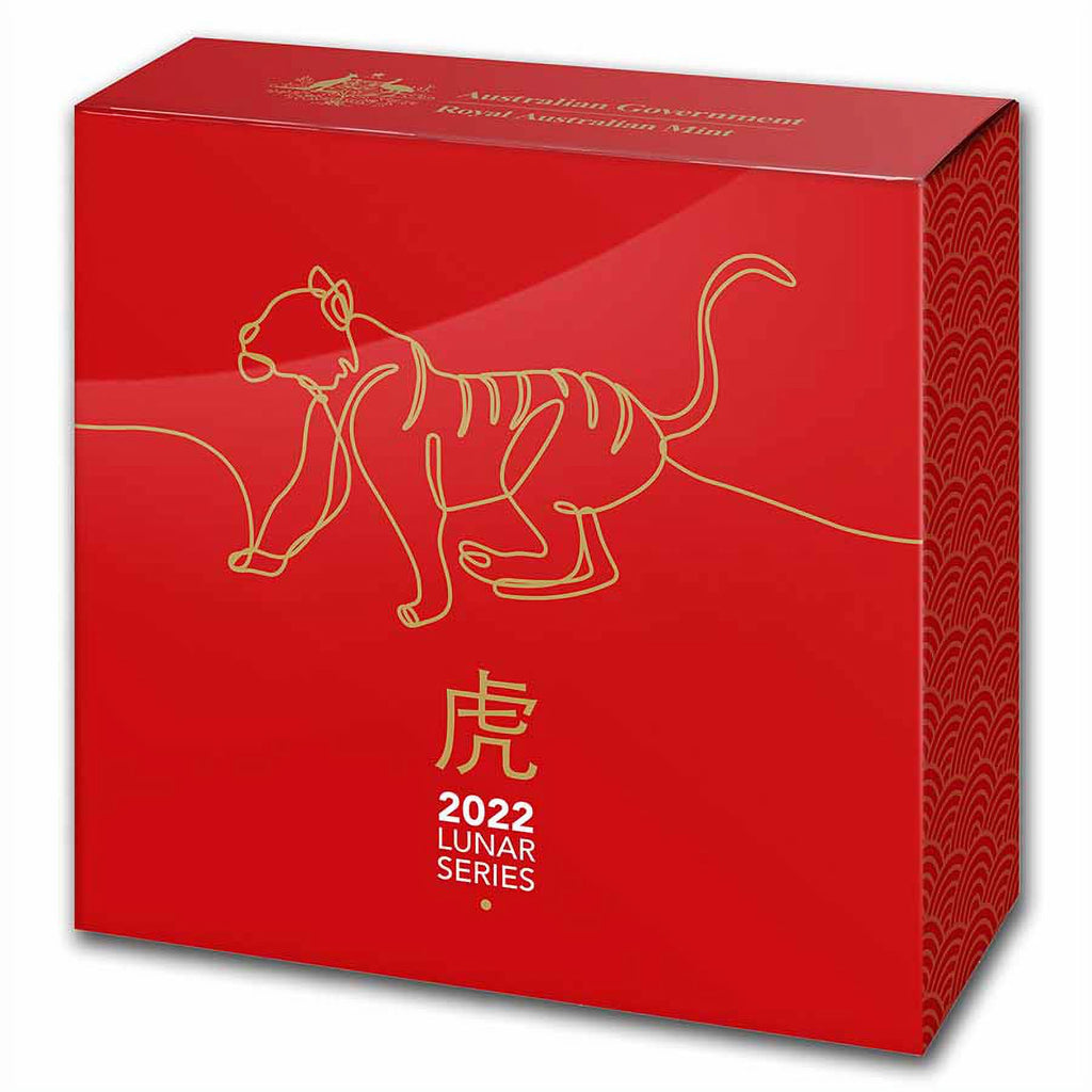 1 oz Silver Lunar Year of the Tiger Domed Proof Coin O17626