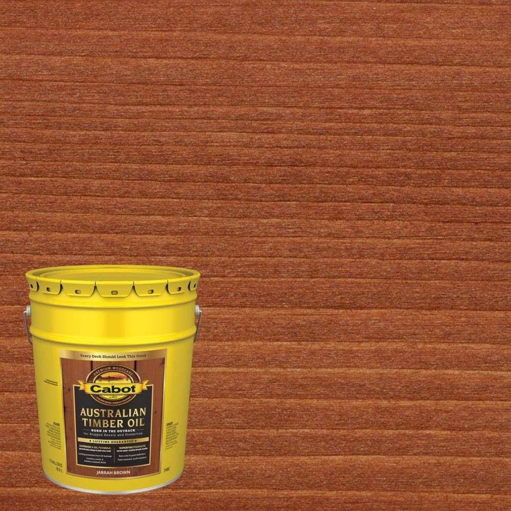 Australian Timber Oil Jarrah Brown 5 Gallon H256840