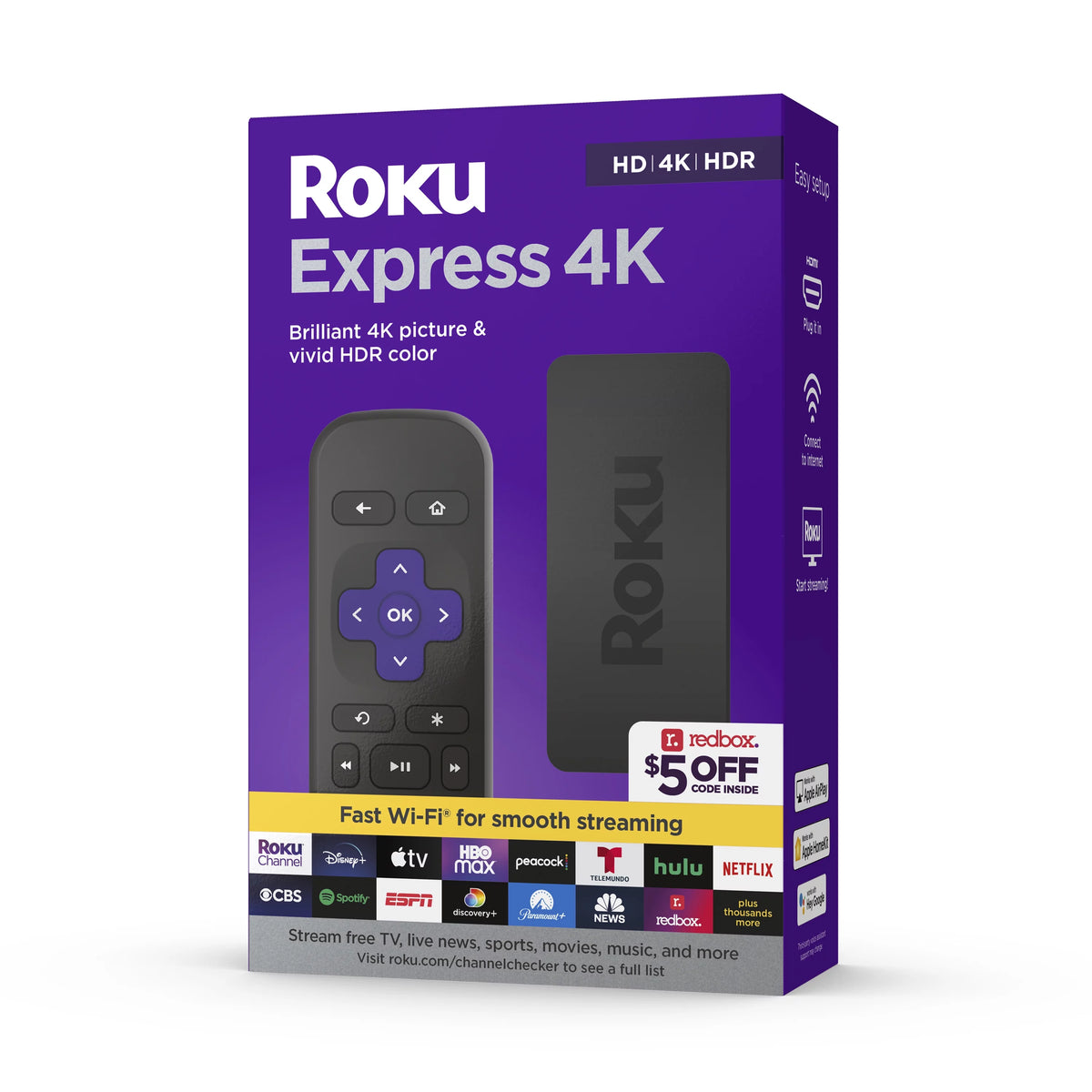 4K HDR Streaming Player with Standard Remote X84852
