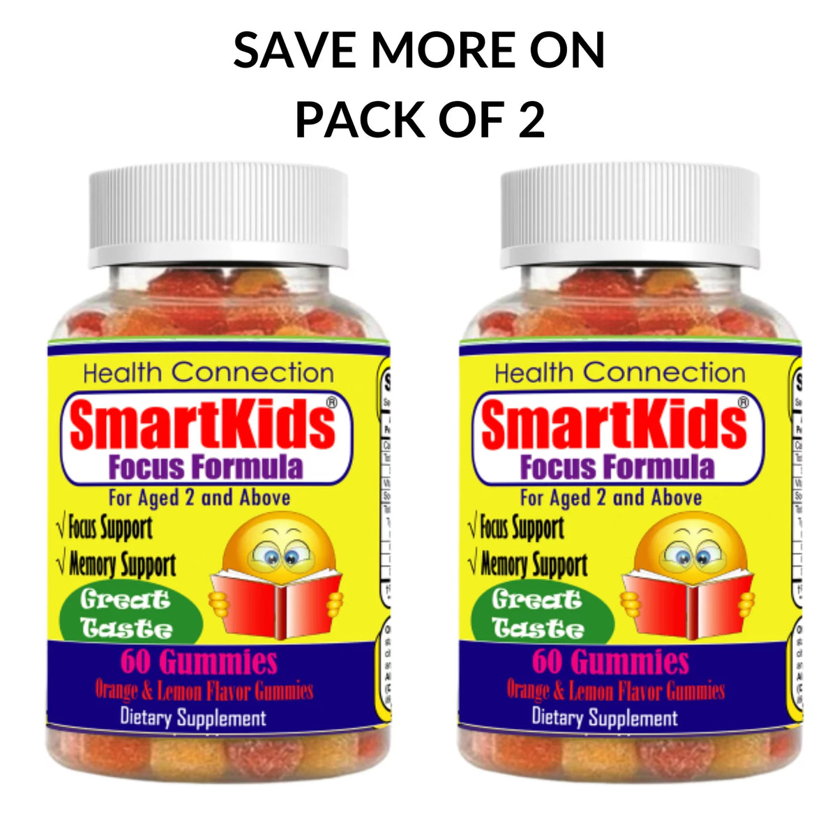 Omega 3 Brain Supplement (Pack of 2) X8341
