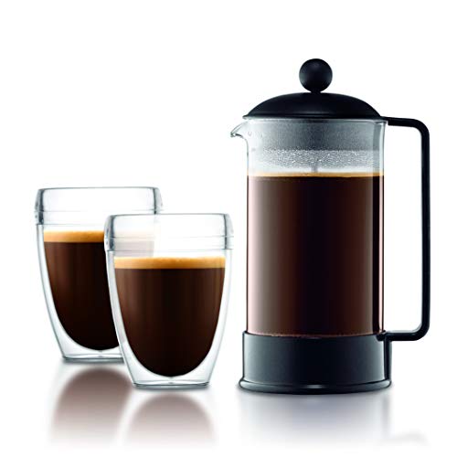 51oz Black French Press Coffee Maker N3715