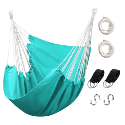 Dark Gray Hanging Rope Hammock Chair with Pocket Z22257