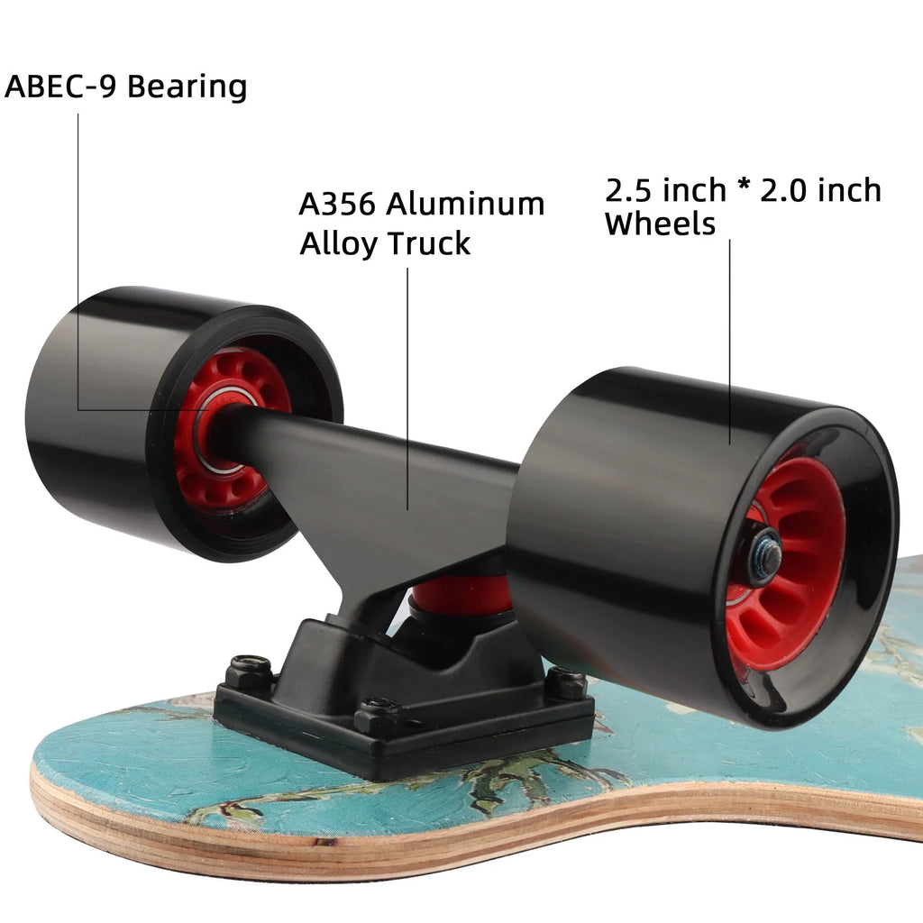 31 Inch Complete Concave Cruiser Skateboard with 8 Layer Maple Deck J353658