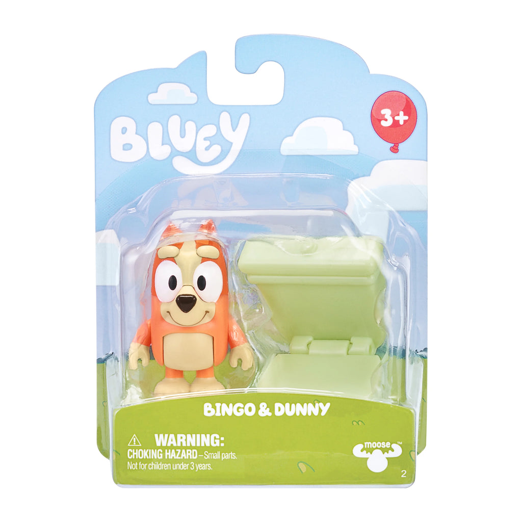 Bluey Story Starter Pack, 1 2-3" Plastic Toy Figure and Accessory, Multi-Color B512