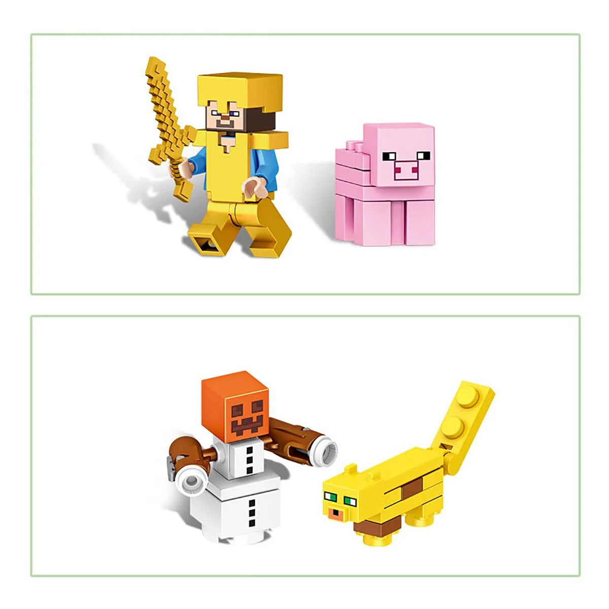 16 Pcs Action Figures Building Blocks Toys Set H76093