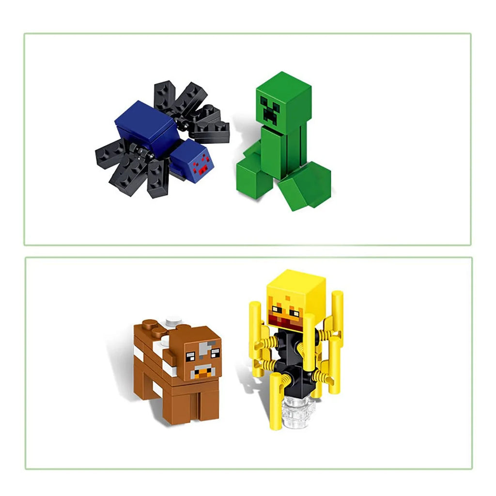 16 Pcs Action Figures Building Blocks Toys Set H76093