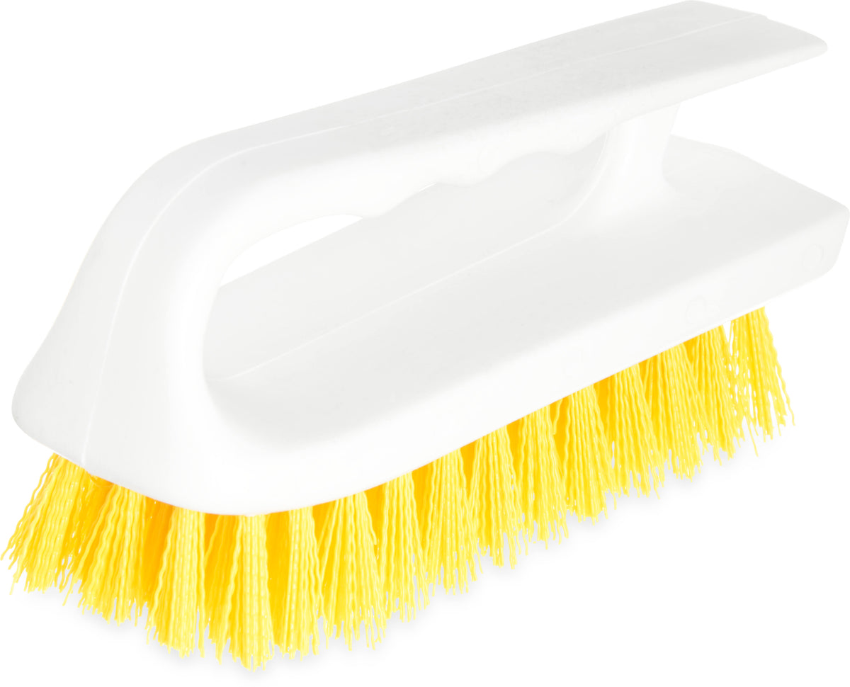 Yellow Hand Scrub Brush 6 in. M6696
