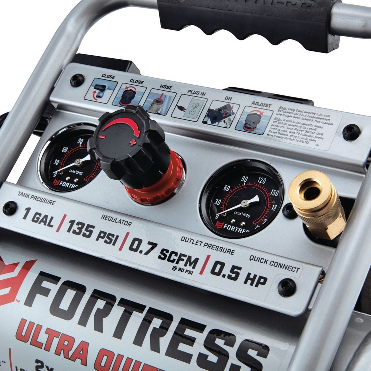 1 Gallon 135 PSI Oil-Free Air Compressor R2953