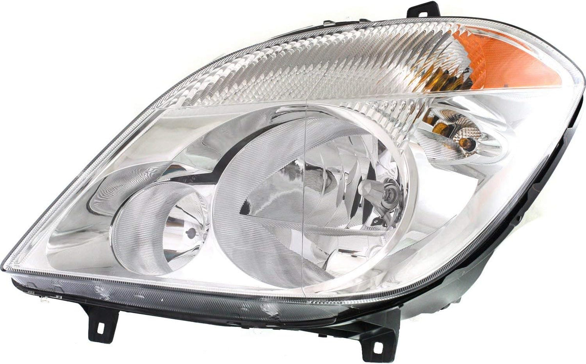 Headlight Set of 2 Halogen Clear Lens Chrome M5988