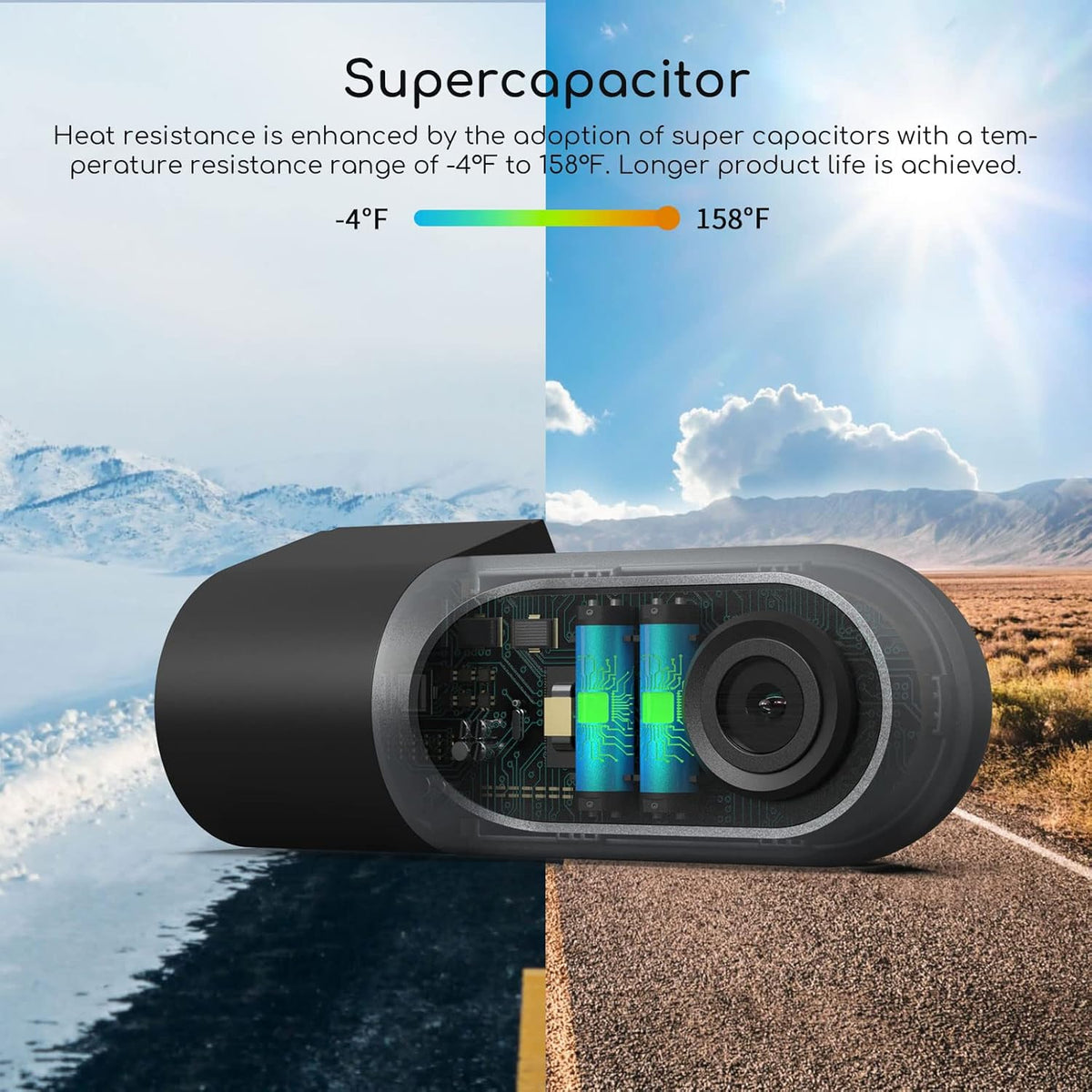 1080P FHD Mini Dash Cam with Infrared Night Vision, Pack of 2 L199942