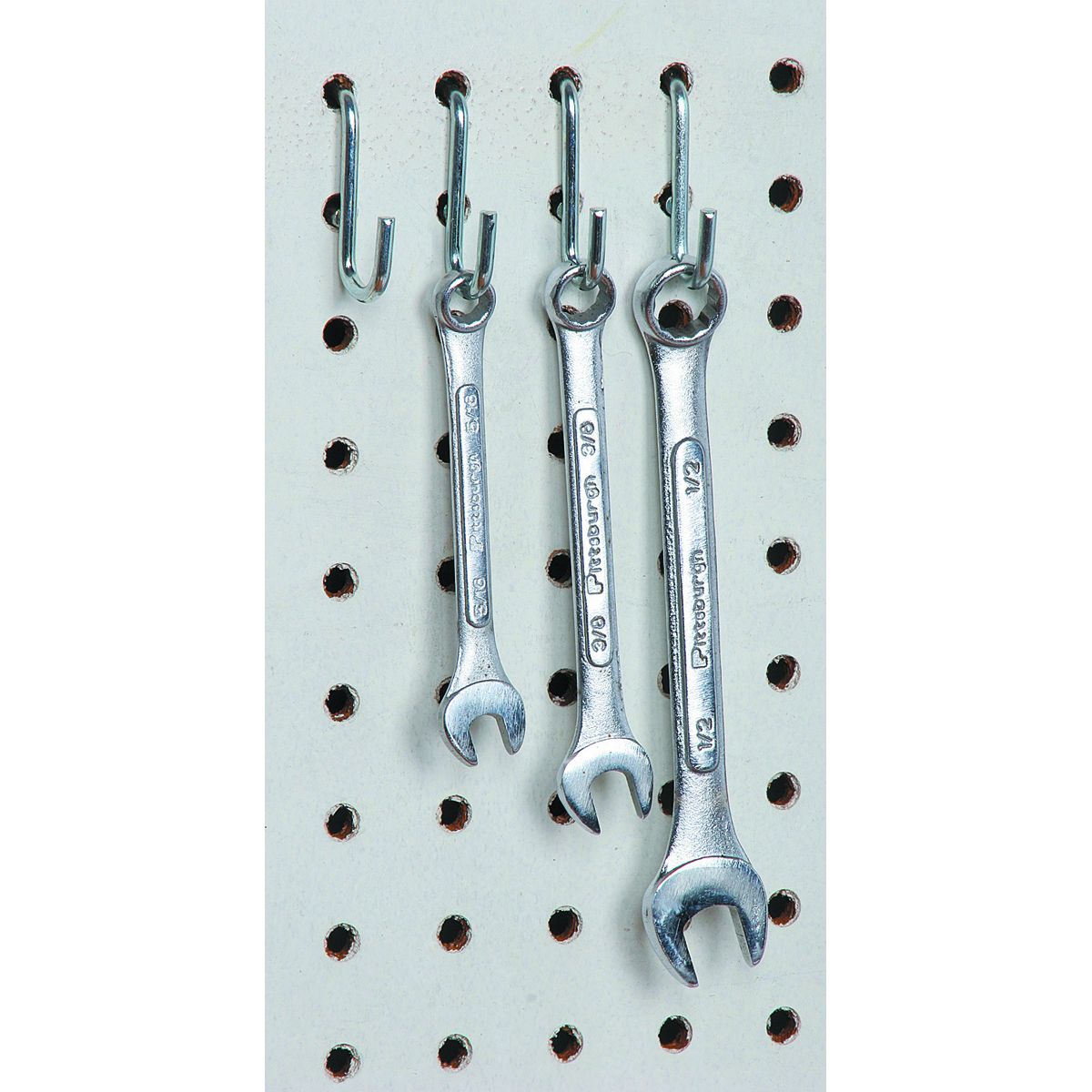 1/2 in. Curved Pegboard Hooks, 12 Piece U287