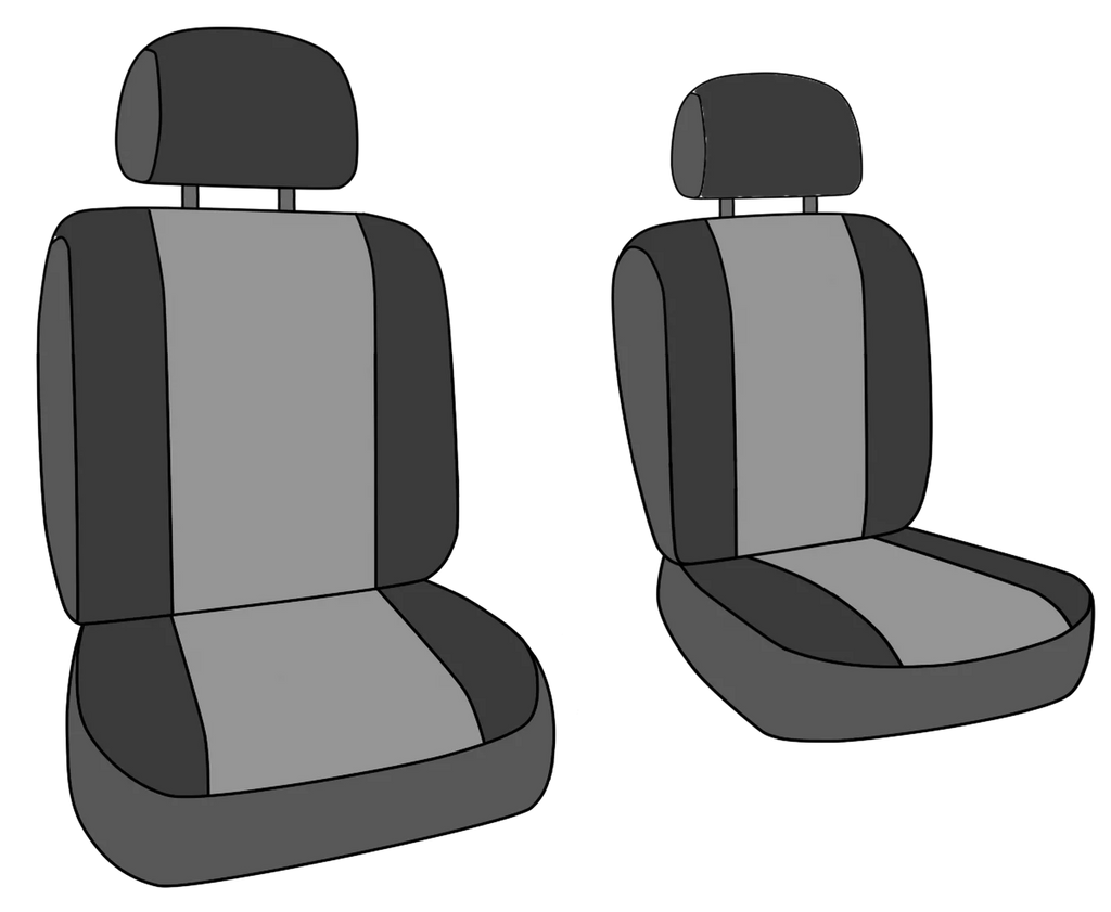 Beige Tweed Front Bucket Seat Covers M11636