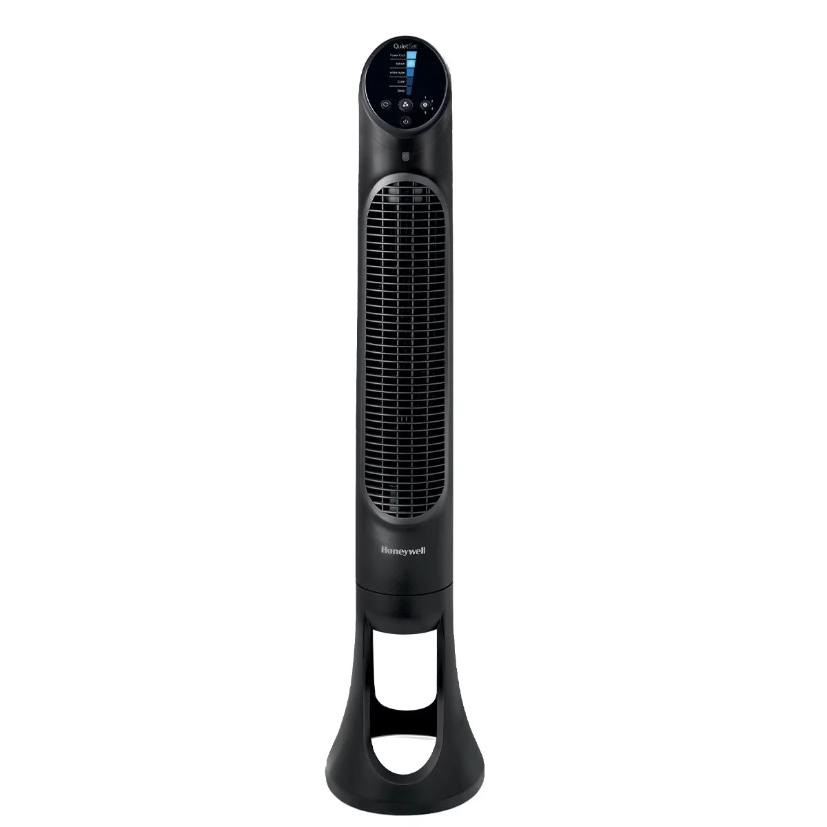 Black QuietSet Oscillating Electric Tower Fan N286