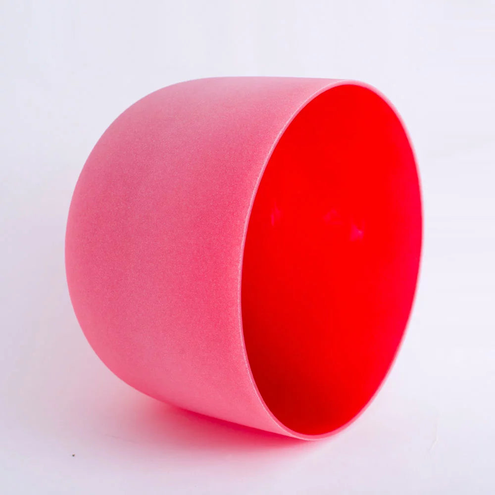 Frosted Red Crystal Singing Bowl 10 inch P789440