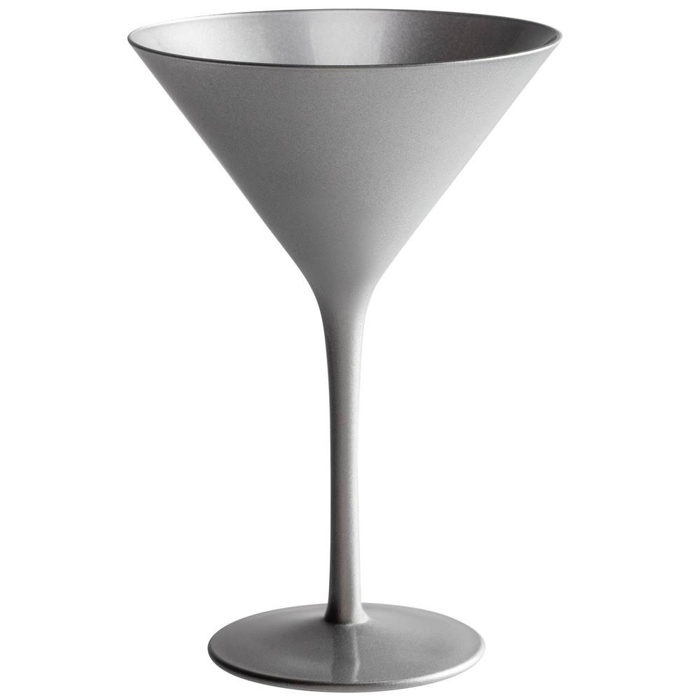 8.5 oz. Silver Martini Glass M8595