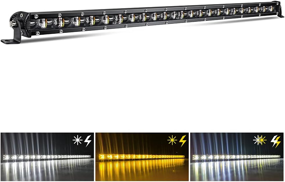 26 inch Slim Combo Beam LED Light Bar with Mounting Brackets, Pack of 2 H895350