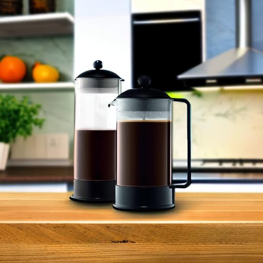 51oz Black French Press Coffee Maker N3715