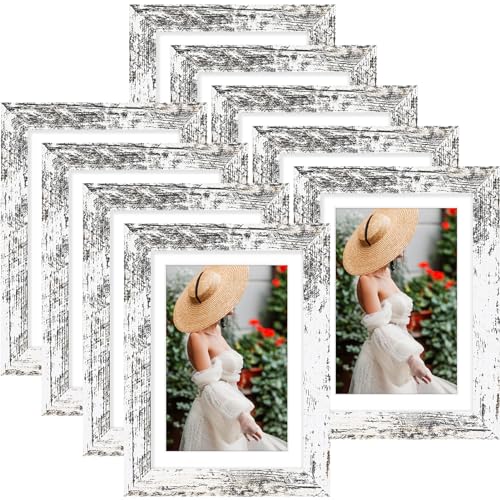 Black 5x7 Picture Frames Set of 9 A77454
