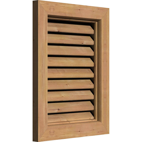 Unfinished Functional Vertical Gable Vent V55939