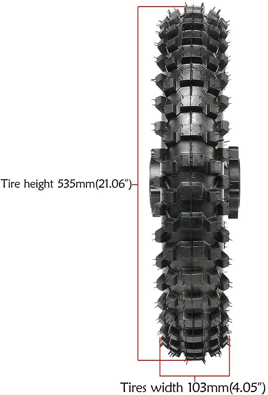 14 90/100-14 Rear Wheel Tire and Rim Inner Tube with 15mm Bearing C387474