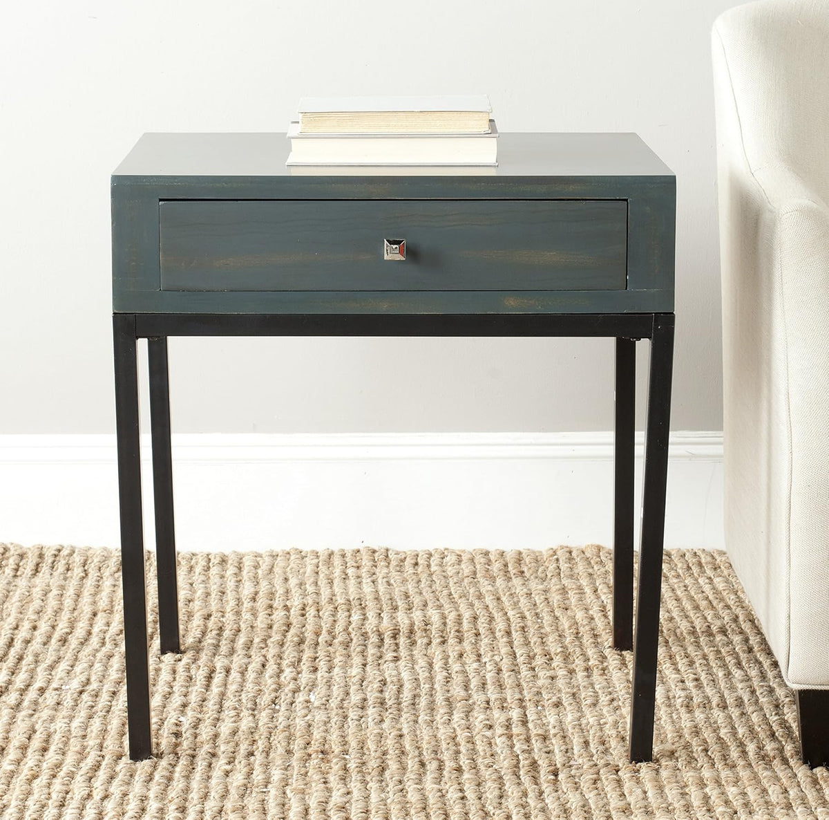 French Grey End Table C34109