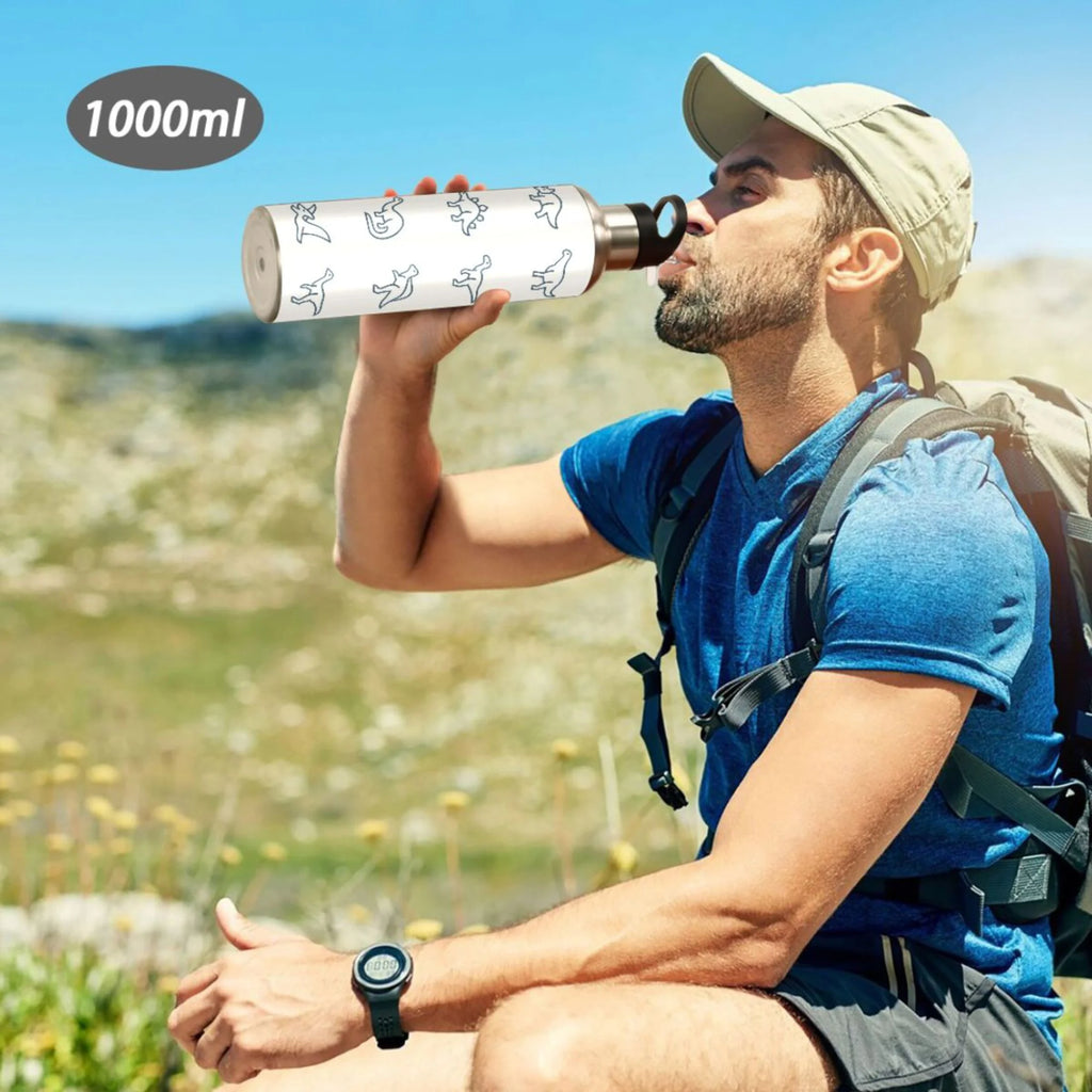 Stainless Steel Water Bottle with Straw Lid Vacuum Insulated Leak Proof Flask 20 OZ V305