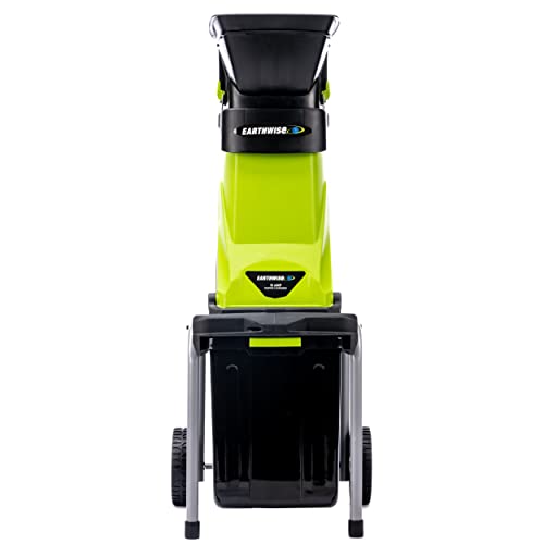 15-Amp Garden Corded Electric Chipper with Collection Bin Q474