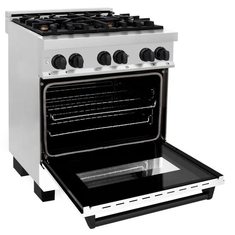 30 in. 4 Burner Dual Fuel Range in Stainless Steel H22615