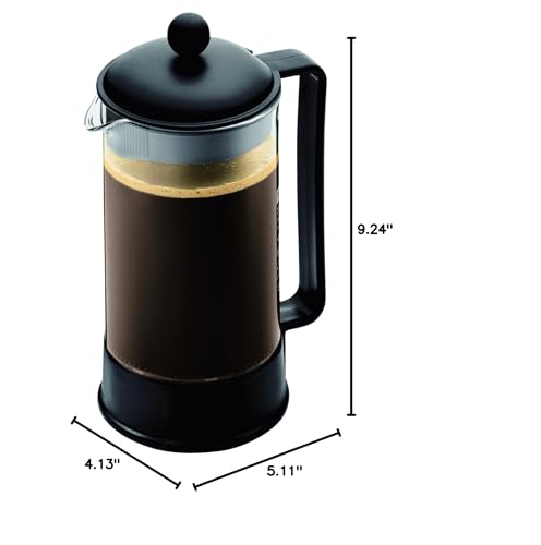 51oz Black French Press Coffee Maker N3715