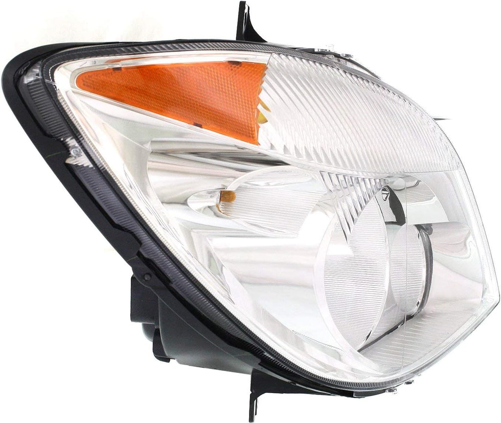 Headlight Set of 2 Halogen Clear Lens Chrome M5988