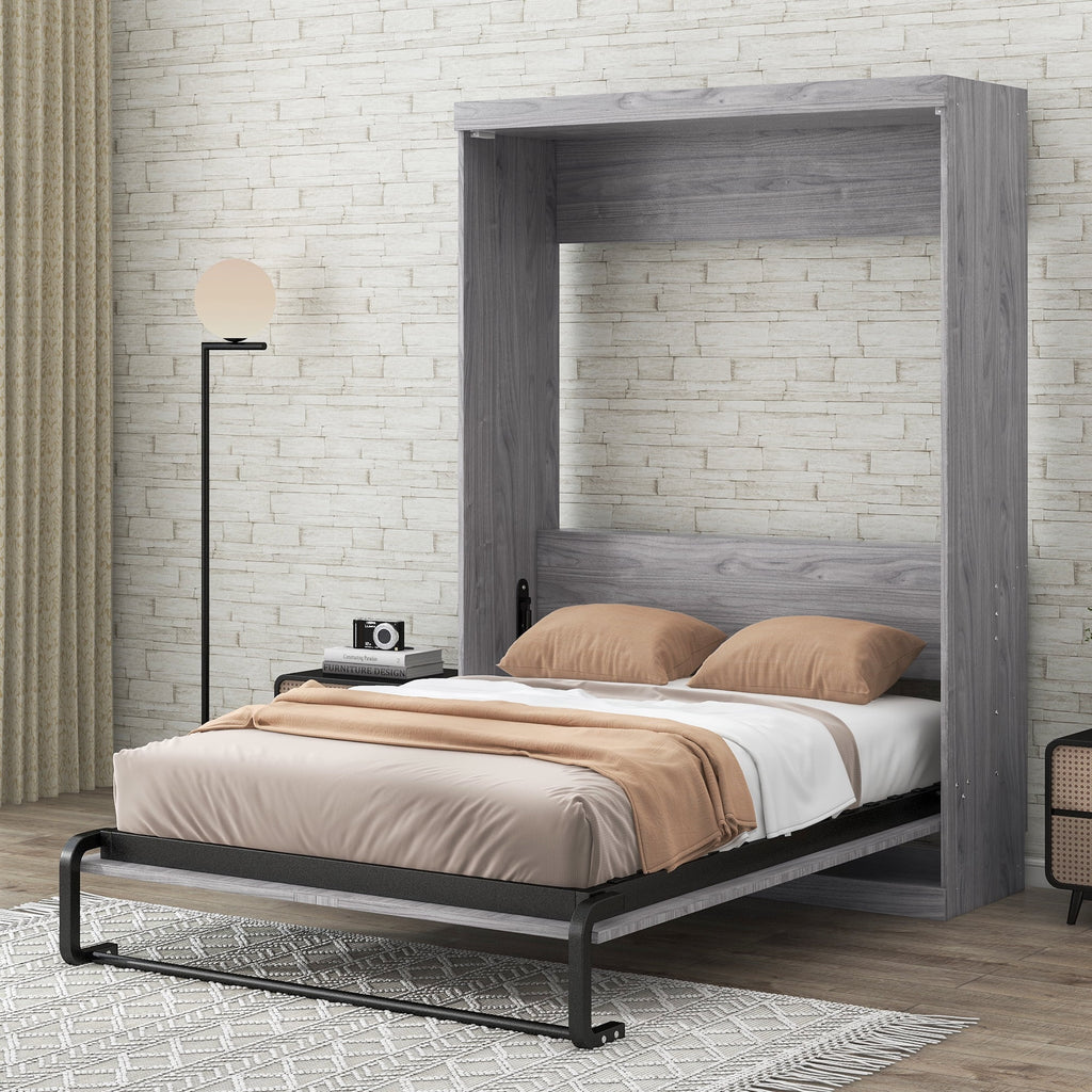 Pine Wood Full Size Murphy Bed N3568