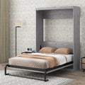 Pine Wood Full Size Murphy Bed N3568