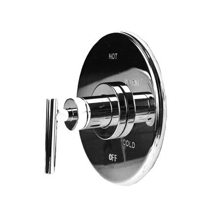 Aged Brass Shower Trim Plate with Handle A818