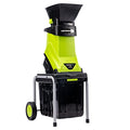 15-Amp Garden Corded Electric Chipper with Collection Bin Q474