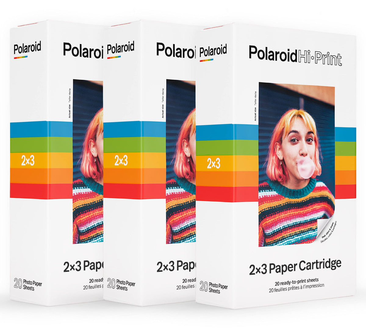 2x3 Paper Cartridge Triple Pack 60 Sheets T57694