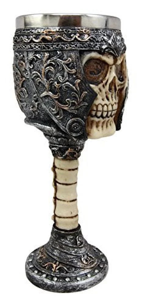 Skull Wine Goblet Chalice Cup 6oz P626