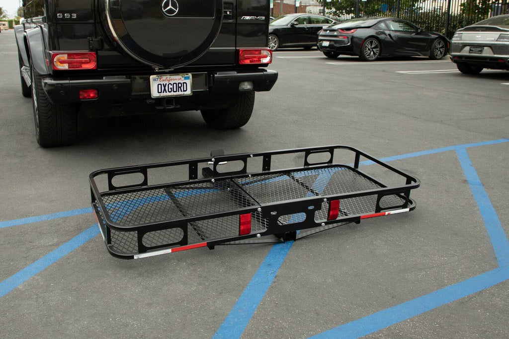 Universal Auto Steel Rear Hitch Mount Carrier Basket L7208