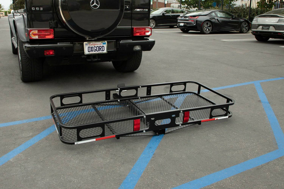 Universal Auto Steel Rear Hitch Mount Carrier Basket L7208