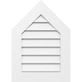 Peaked Top Surface Mount PVC Gable Vent V55593