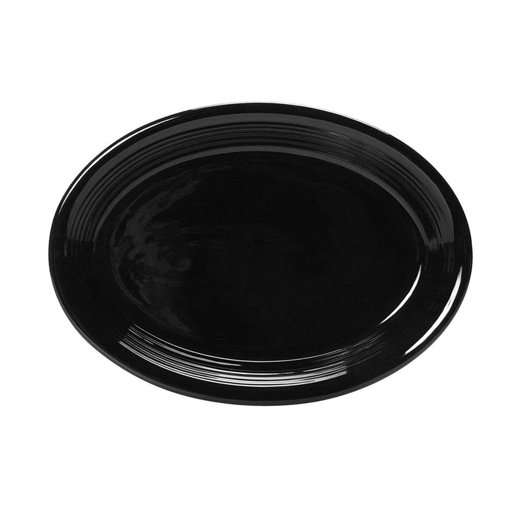 Oval Platter Coupe Black, Case of 6 W88063