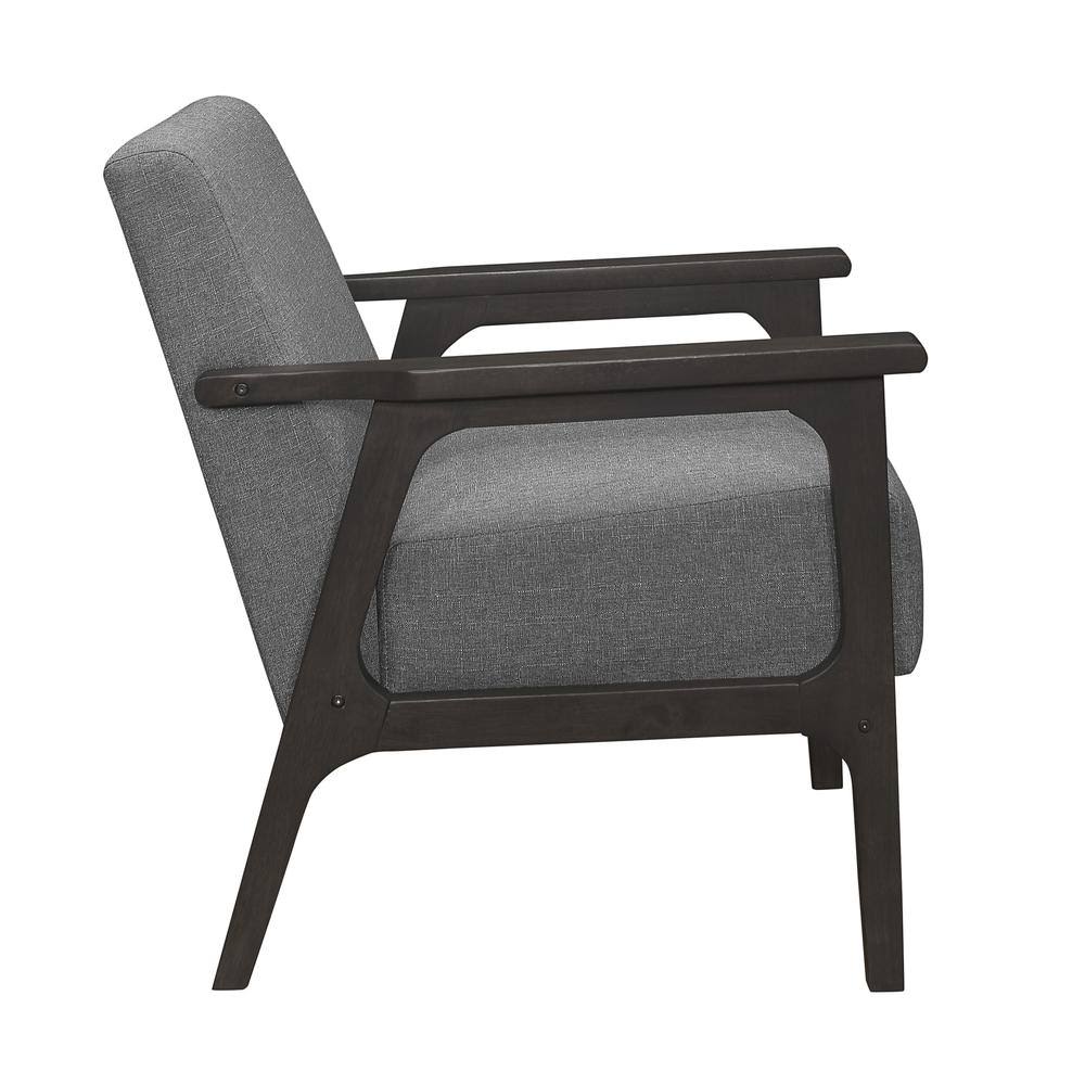 Gray Fabric Accent Chair D78216