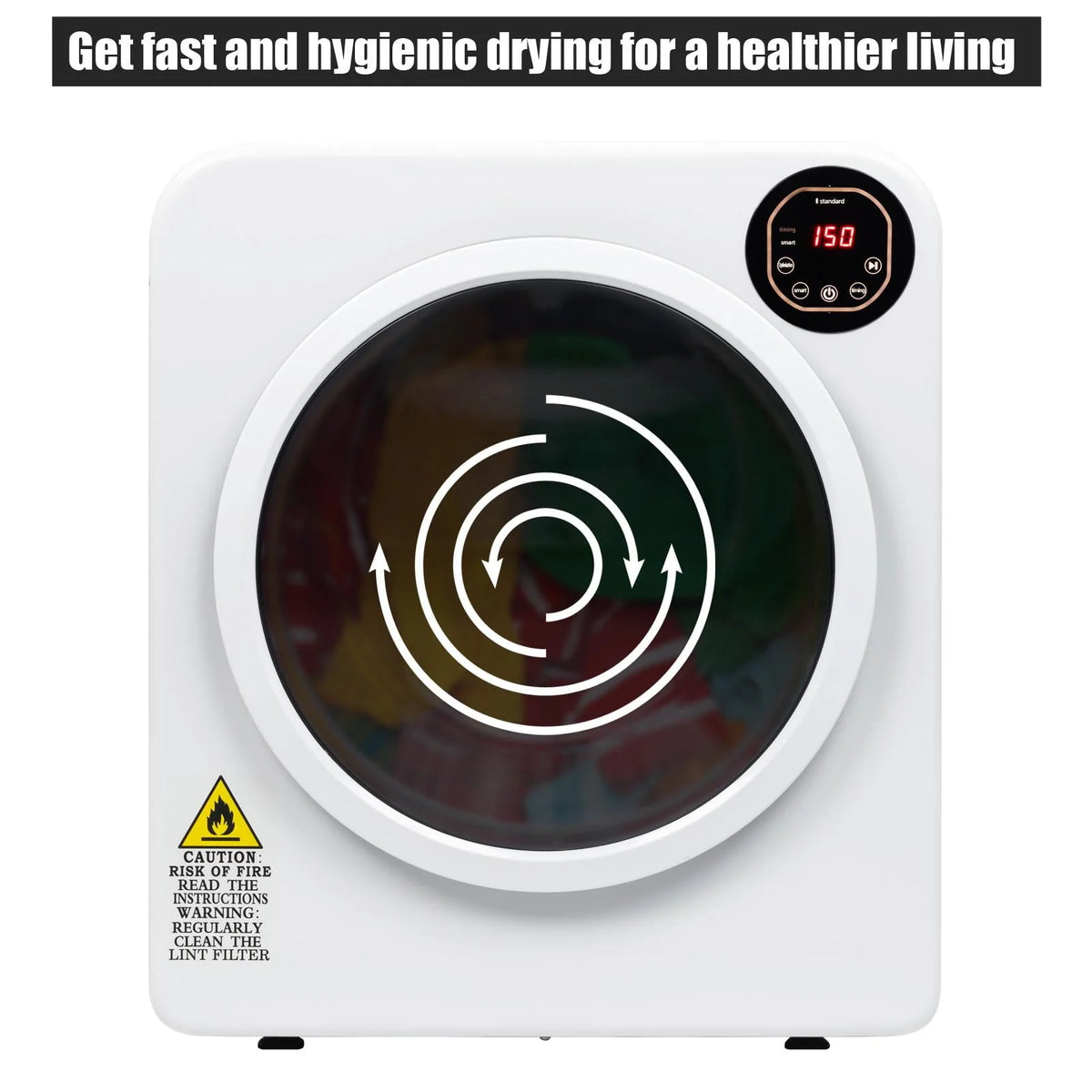 Electric Tumble Laundry Dryer Stainless Steel Tub 13.2 lbs S951316
