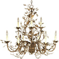 Etruscan Gold 9-Light Chandelier M25973